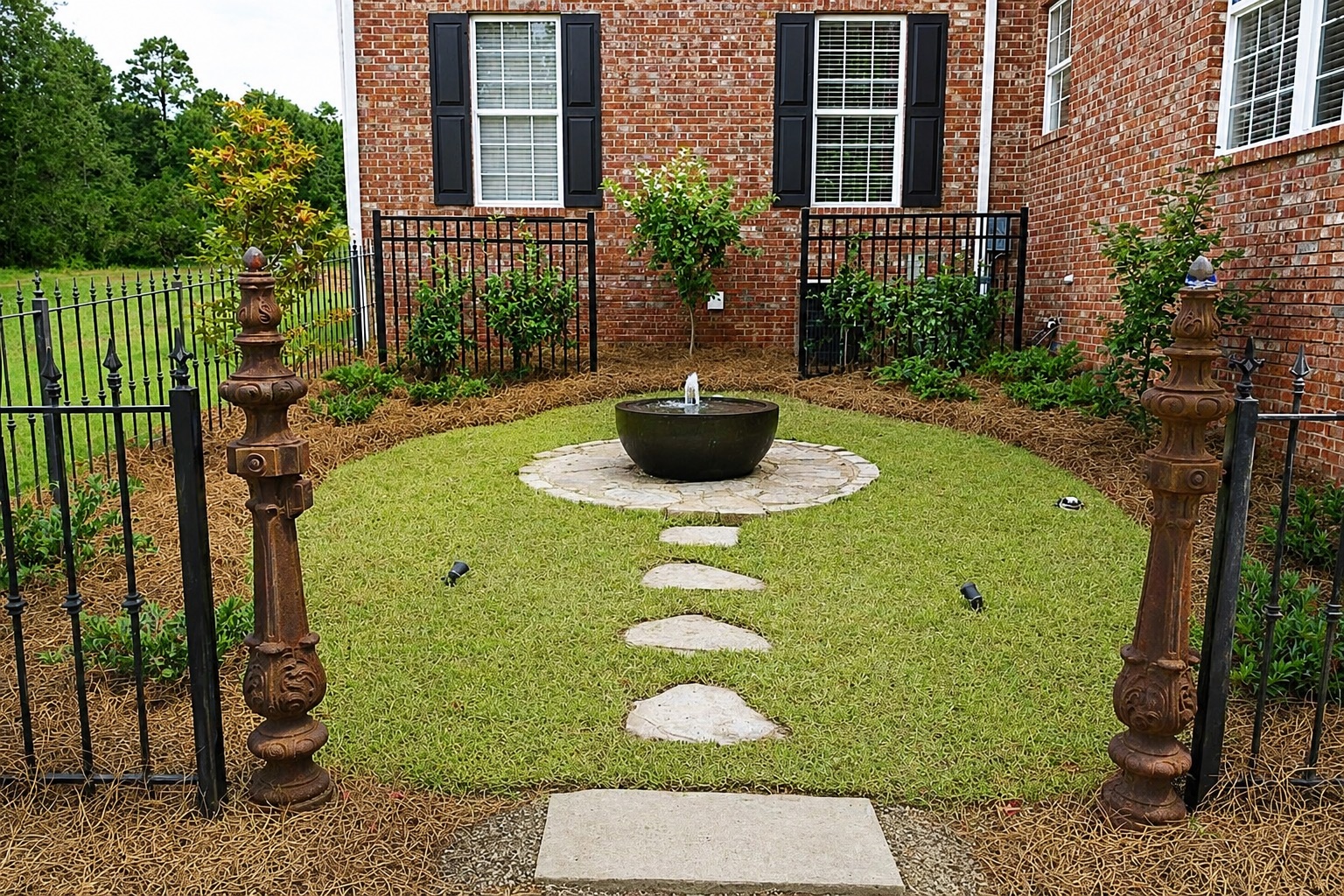 A quiet courtyard