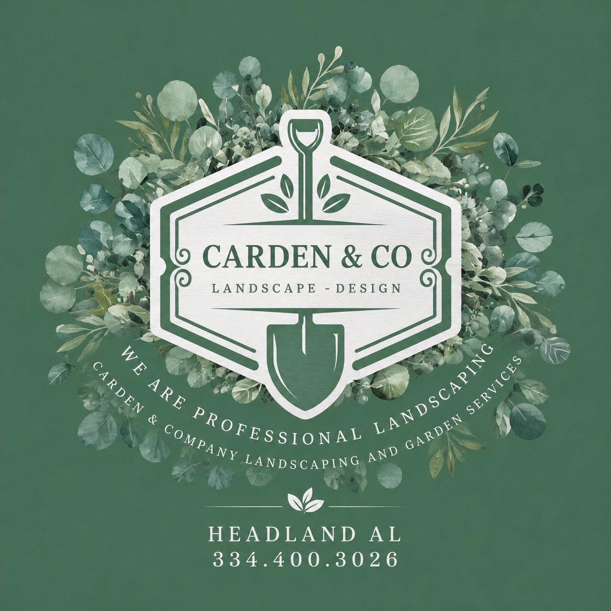 Official Carden & Co Landscape - Design logo